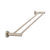 Round Double Towel Rail 600mm