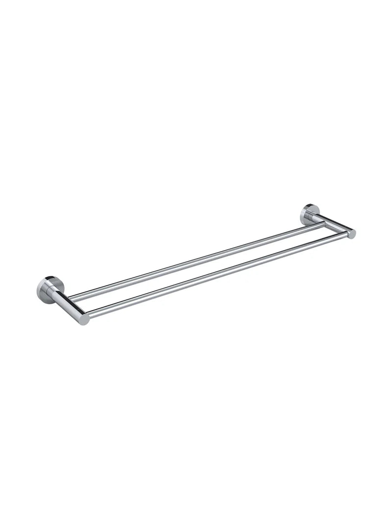 Round Double Towel Rail 600mm