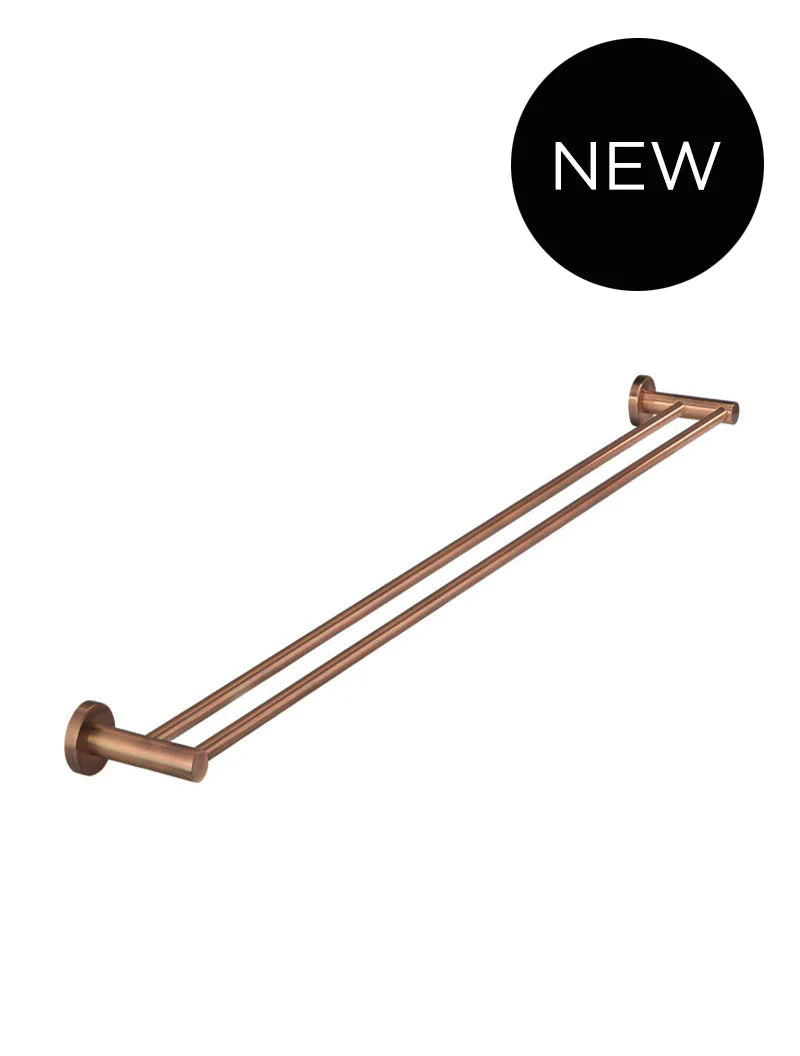 Round Double Towel Rail 900mm