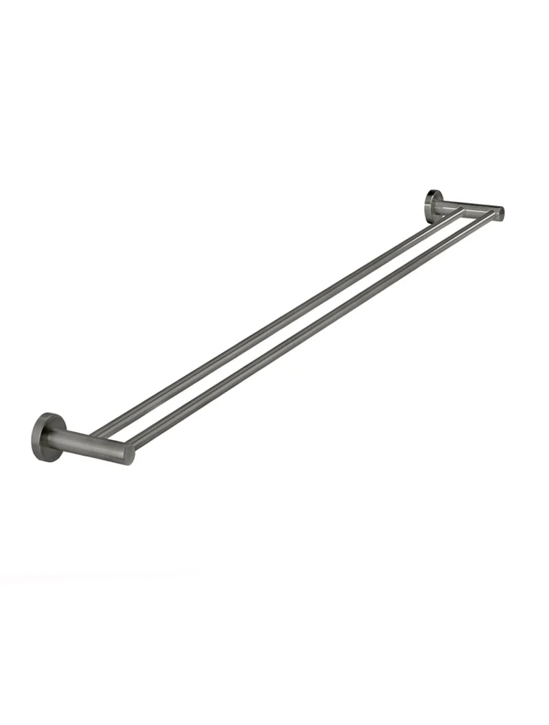 Round Double Towel Rail 900mm