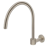 Round High-Rise Swivel Wall Spout