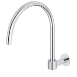 Round High-Rise Swivel Wall Spout