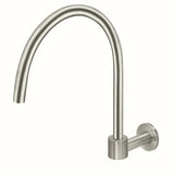Round High-Rise Swivel Wall Spout