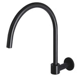Round High-Rise Swivel Wall Spout