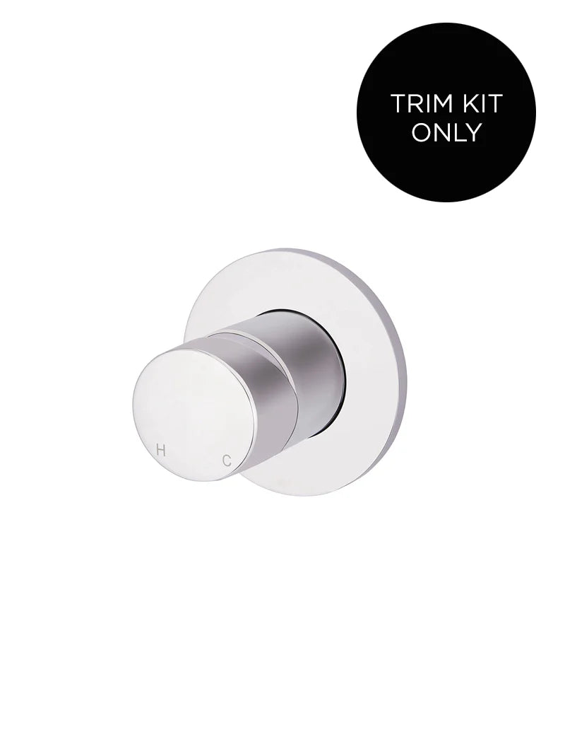 ROUND WALL MIXER PINLESS HANDLE TRIM KIT (IN-WALL BODY NOT INCLUDED)