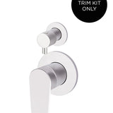 ROUND DIVERTER MIXER PADDLE HANDLE TRIM KIT (IN-WALL BODY NOT INCLUDED)