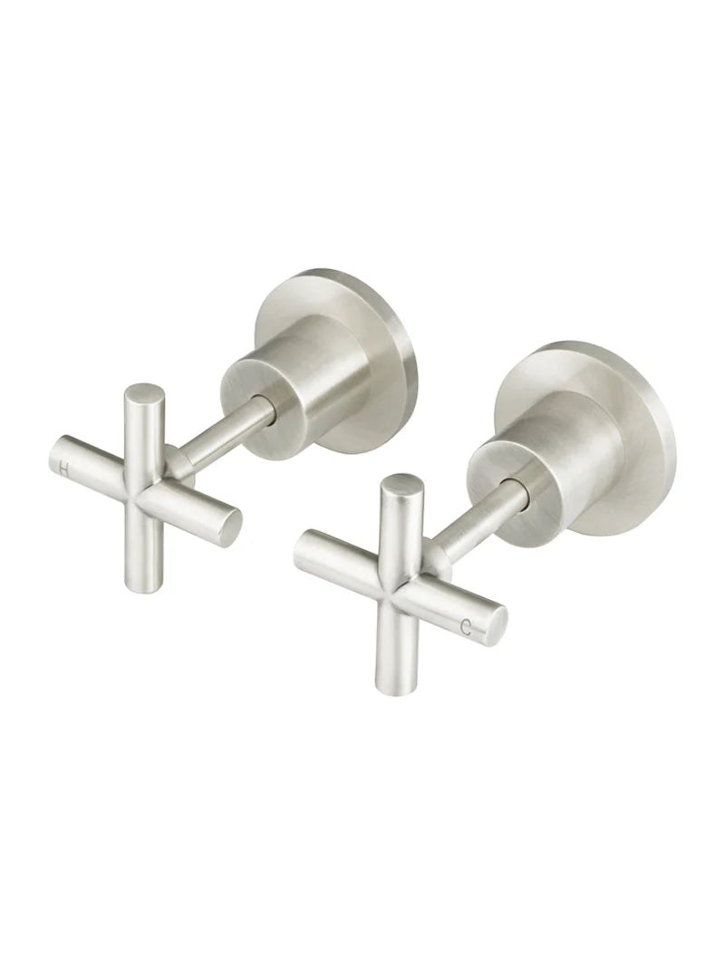 Round Cross Handle Jumper Valve Wall Top Assemblies