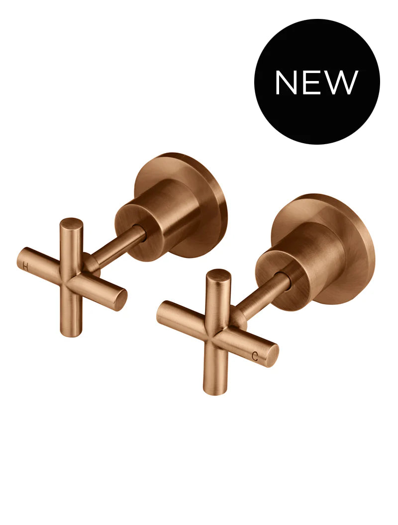 Round Cross Handle Jumper Valve Wall Top Assemblies