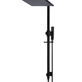 Square Combination Shower Rail