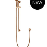 ROUND THREE FUNCTION HAND SHOWER ON RAIL COLUMN