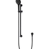 ROUND THREE FUNCTION HAND SHOWER ON RAIL COLUMN