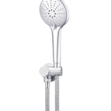 ROUND HAND SHOWER ON SWIVEL BRACKET