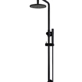 ROUND COMBINATION SHOWER RAIL, 200MM ROSE, SINGLE FUNCTION HAND SHOWER