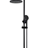 ROUND COMBINATION SHOWER RAIL, 200MM ROSE, THREE-FUNCTION HAND SHOWER