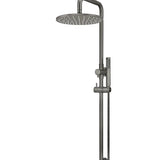 ROUND COMBINATION SHOWER RAIL, 300MM ROSE, SINGLE FUNCTION HAND SHOWER