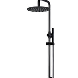 ROUND COMBINATION SHOWER RAIL, 300MM ROSE, SINGLE FUNCTION HAND SHOWER