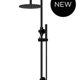 ROUND GOOSENECK SHOWER SET WITH 300MM ROSE, SINGLE-FUNCTION HAND SHOWER