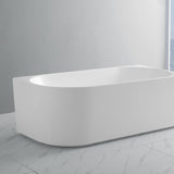 Elivia Back To Wall Corner Bathtub