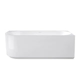 Attica Celine Corner Bath with Overflow