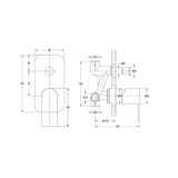 Zenon Shower Mixer with Diverter