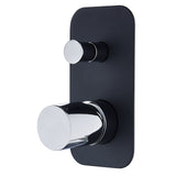 Zenon Noir Shower Mixer with Diverter