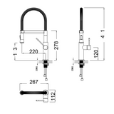 Vivo Pull-Out Sink Mixer