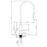 Naxos Pull-Out Sink Mixer
