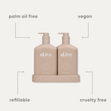 Alive Body Wash & Lotion Duo - Apricot & Sweet Fig