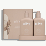Alive Body Wash & Lotion Duo - Apricot & Sweet Fig