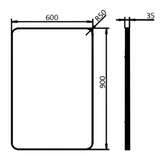 Bianca Square Framed Mirror