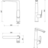 Lantra Sink Mixer