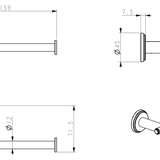 Mica Heritage Toilet Paper Holder