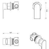 Eleniko Shower Mixer – TRIM KIT ONLY