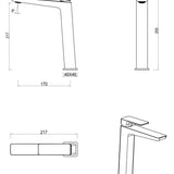 Tiago Tall Basin Mixer