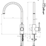 Mica Heritage Gooseneck Sink Mixer