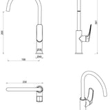 Kaza Sink Mixer