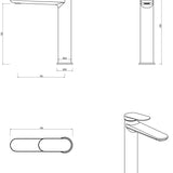 Lantra Tall Basin Mixer