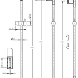Mica Shower Rail