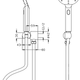 Mica Wide Hand Shower