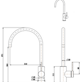 Mica Gooseneck Sink Mixer