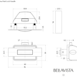 Karina Push Lock Handle