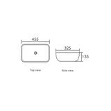 Artis O'96 Oval Basin 455mm x 325mm x 135mm - Ultra Slim