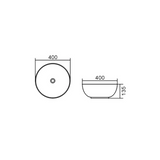 Bondi 400x400x135 Basin