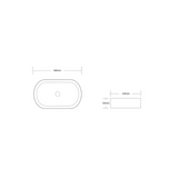 Quay Oval 500x340x120 Basin