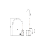 Mica Gooseneck Sink Mixer