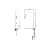 LVB Mica Pull-Out Sink Mixer