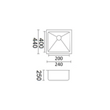 Luminare Sink 240 x 440mm
