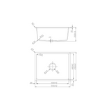 Fomos Sink – 550 x 450mm