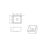 Fomos Sink 460 x 410mm