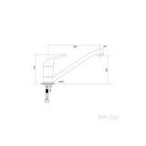 Presto Widebody Sink mixer
